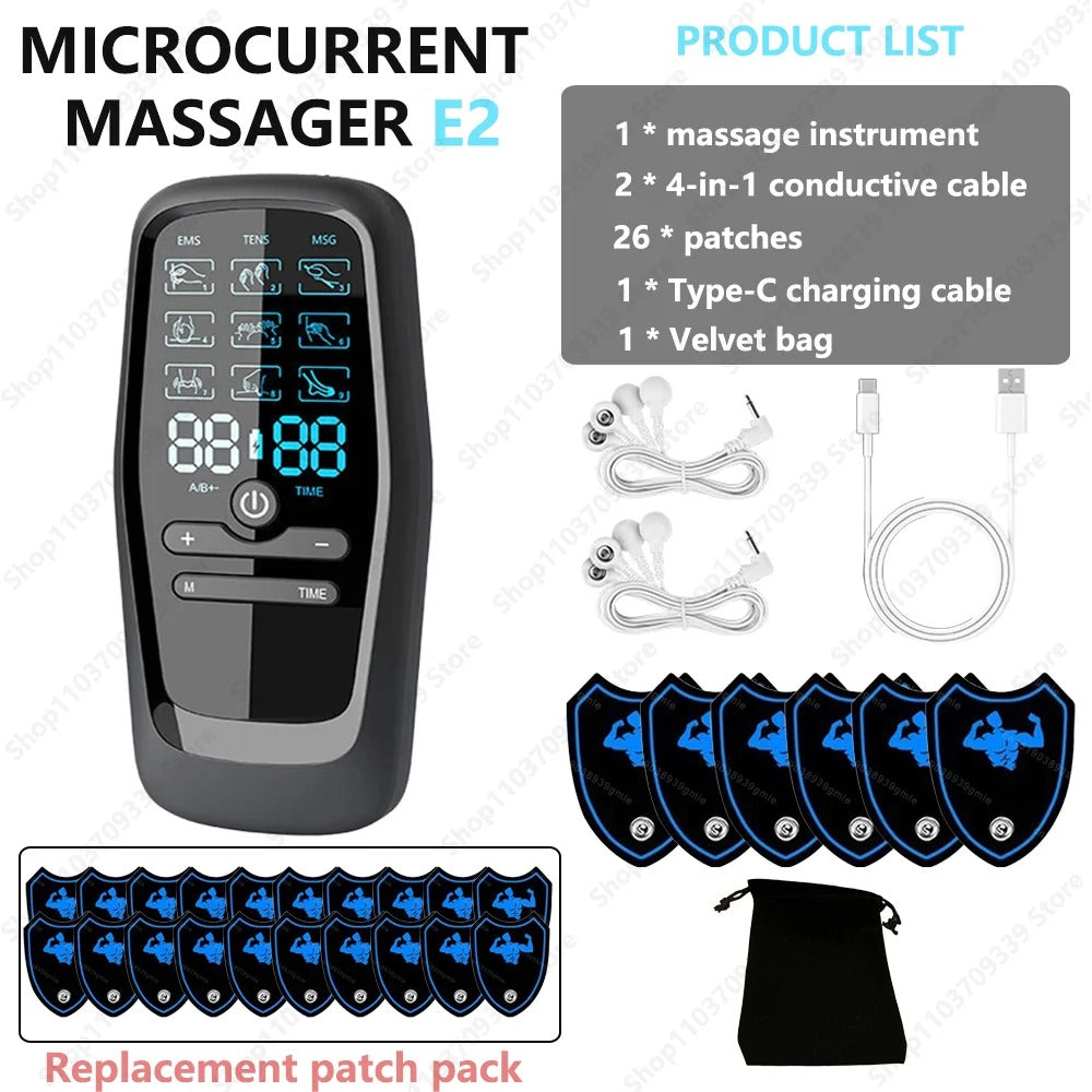 Physiotherapy TENS & EMS Muscle Stimulator – Digital Therapy Massager