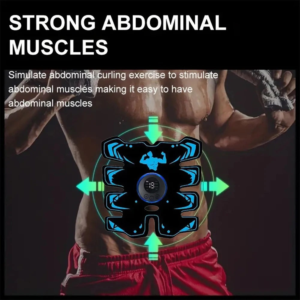USB Rechargeable EMS Muscle Stimulator – 3 in 1 Smart Trainer