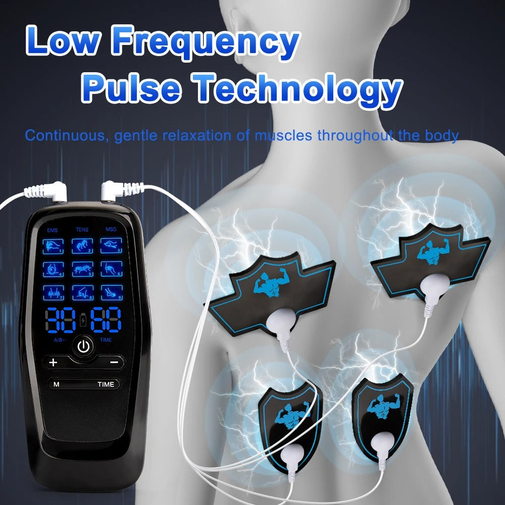 Physiotherapy TENS & EMS Muscle Stimulator – Digital Therapy Massager
