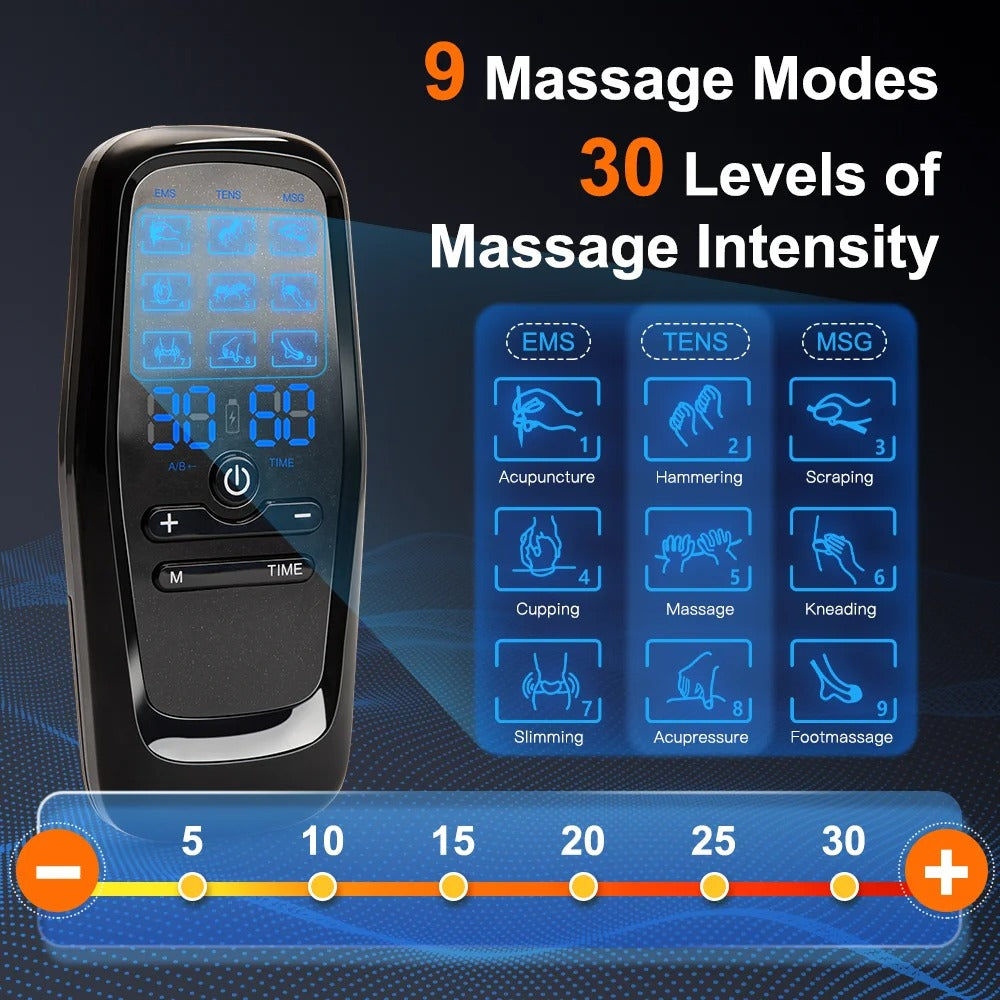 Physiotherapy TENS & EMS Muscle Stimulator – Digital Therapy Massager