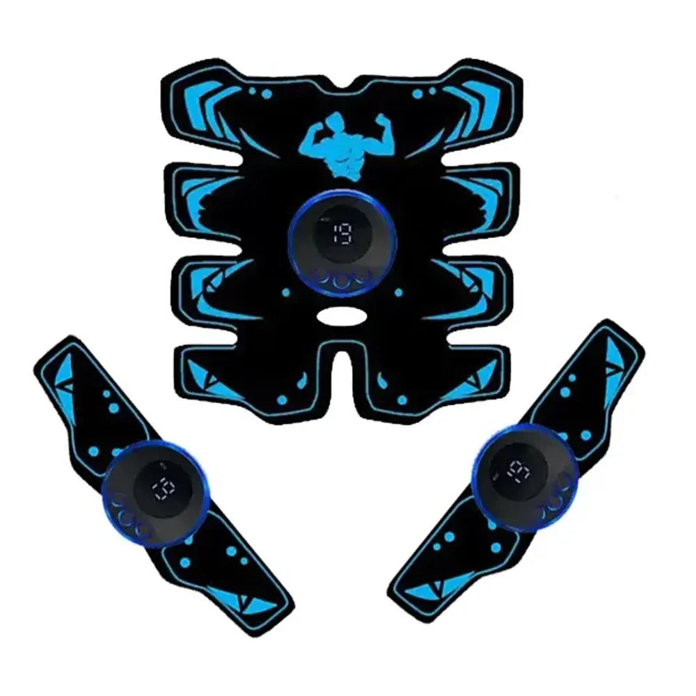USB Rechargeable EMS Muscle Stimulator – 3 in 1 Smart Trainer