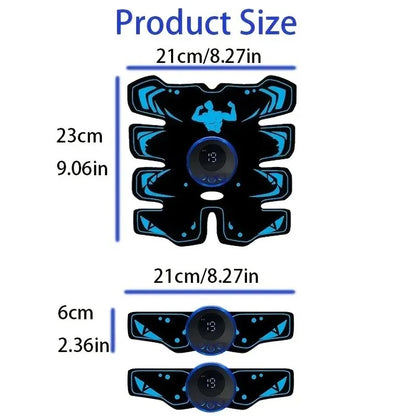 USB Rechargeable EMS Muscle Stimulator – 3 in 1 Smart Trainer