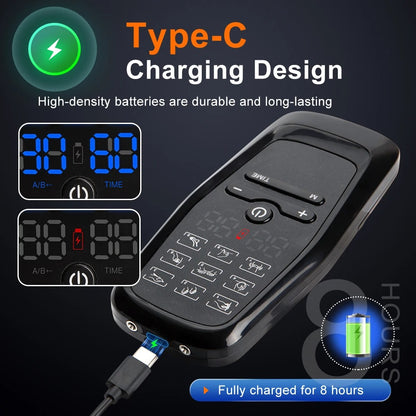 Physiotherapy TENS & EMS Muscle Stimulator – Digital Therapy Massager