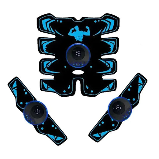 USB Rechargeable EMS Muscle Stimulator – 3 in 1 Smart Trainer