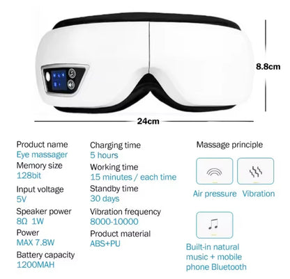 Smart Vibration Eye Massager With Music